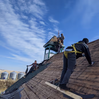 crew working